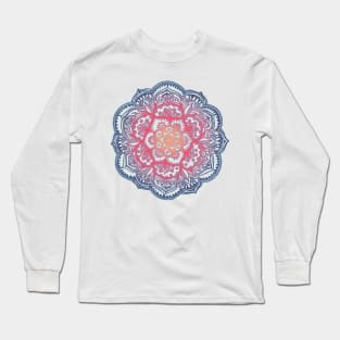 Radiant Medallion Doodle Long Sleeve T-Shirt